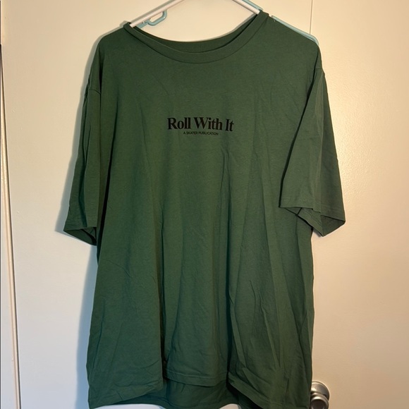 Roll With It Green T-Shirt - Picture 1 of 4